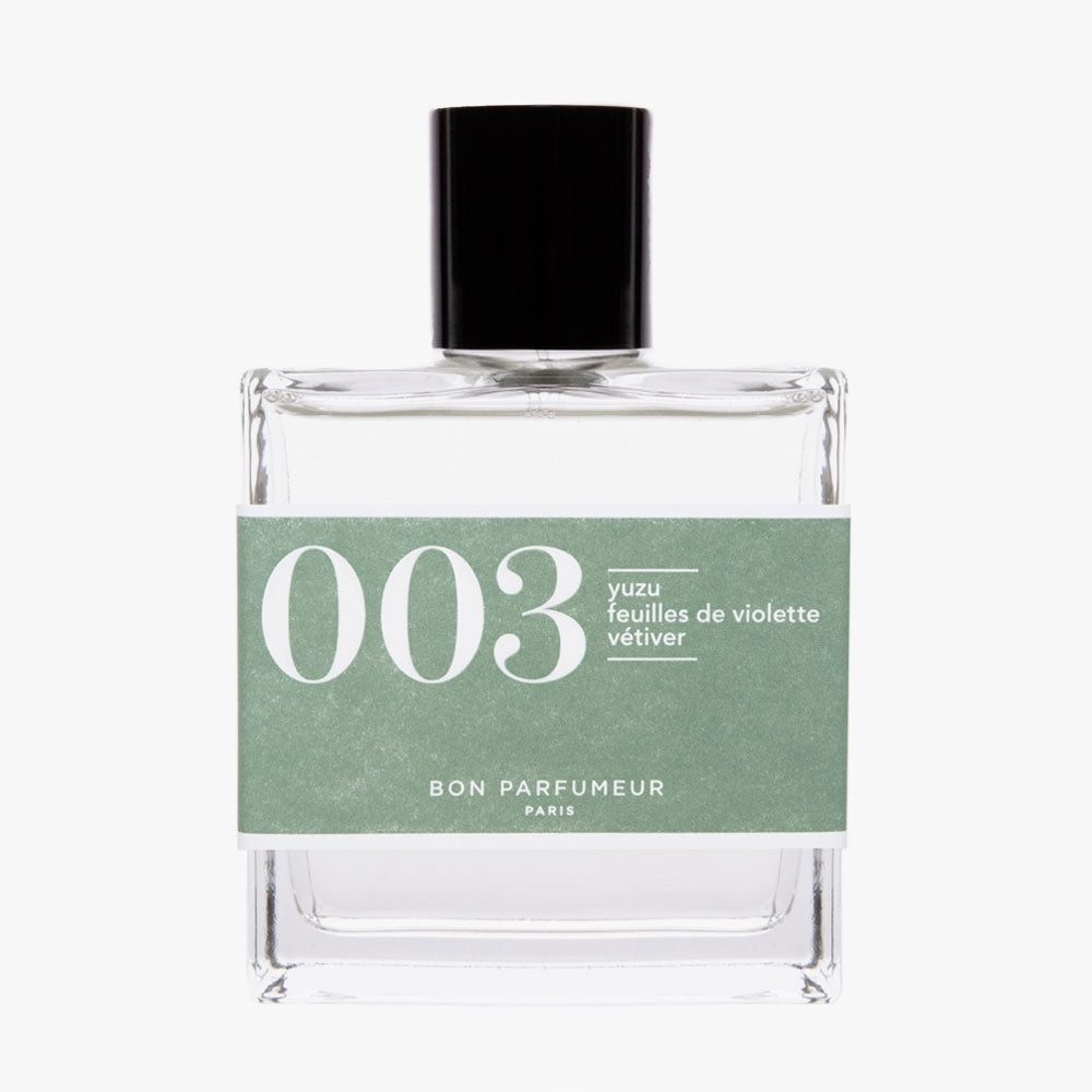 Perfume Bon Parfumeur 003 Yuzu, Feuilles de Violette, Vétiver EDP Unisex
